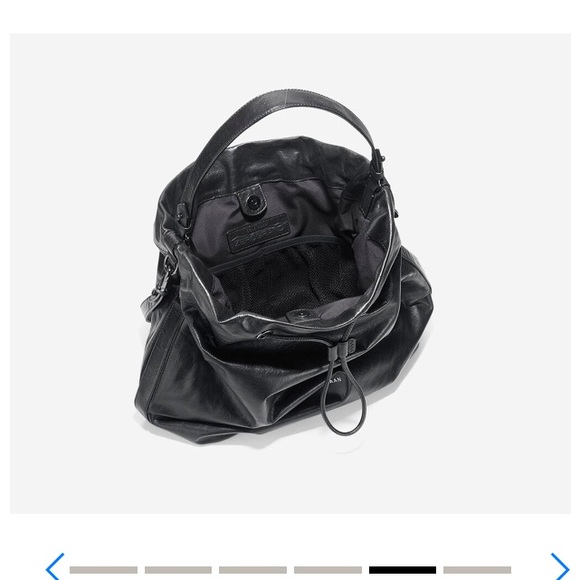 Cole Haan Stage Door black leather small studio satchel - Picture 4 of 16